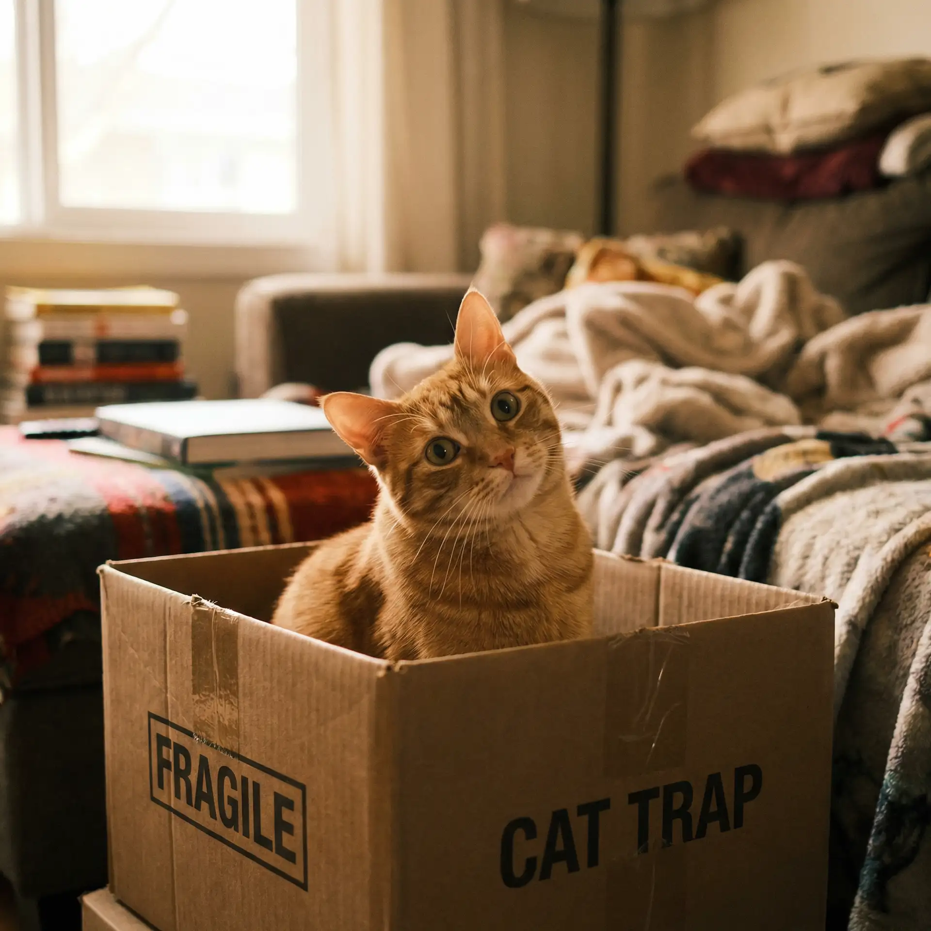 橘猫躲在纸箱里 - 猫和老鼠共研服激活码